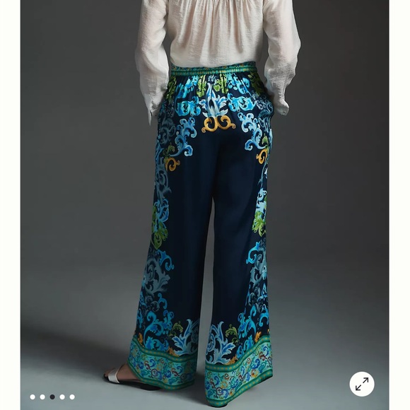 Ranna Gill Satin Pants NWT - Picture 2 of 8